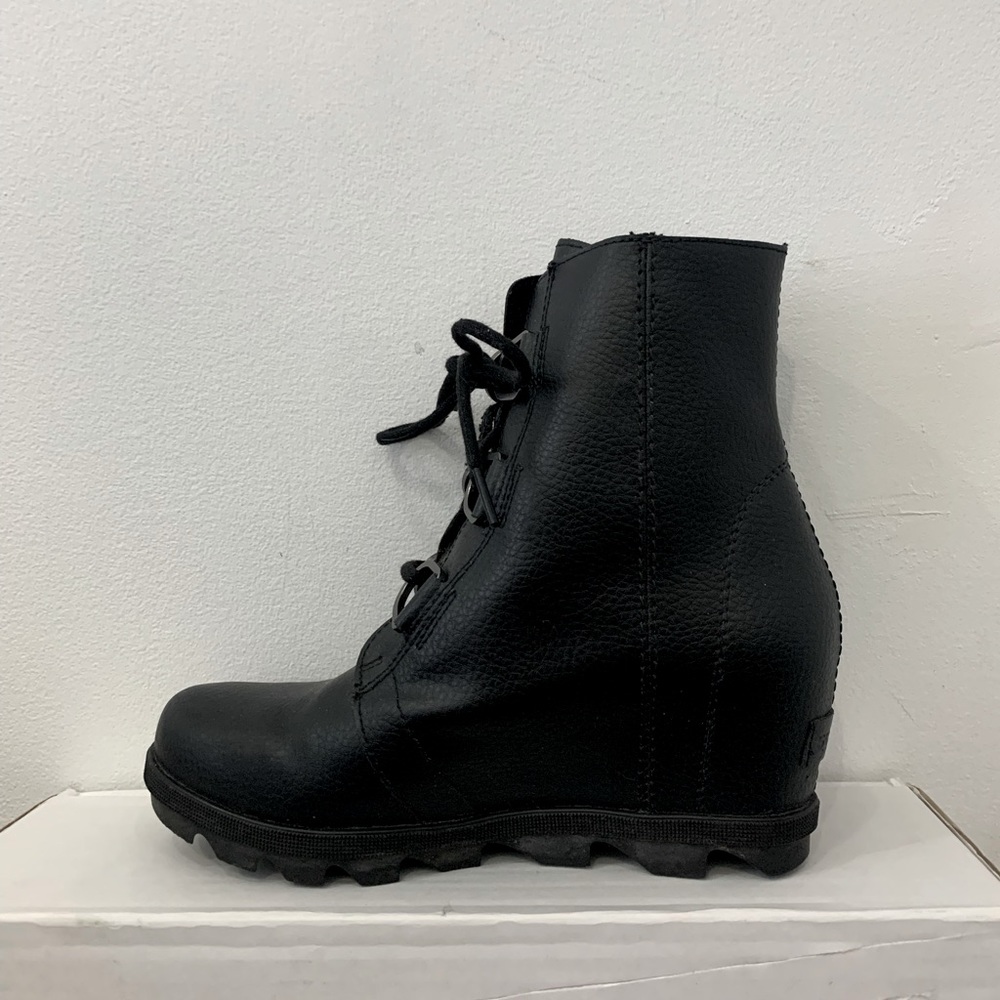 Sorel Joan of Arctic Leather Waterproof Wedge Boot